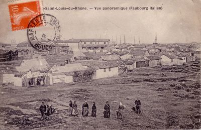 Vue panoramique du faubourg italien