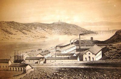 Usine métallurgique Boyer Guez  & Cie du chenal de Caronte (1847)