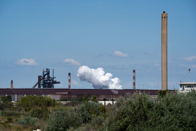 Site industriel de Fos, visite de terrain avec Daniel Moutet