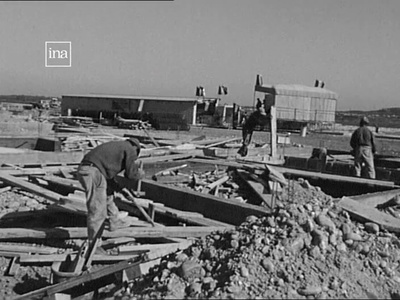 Visite officielle du chantier du lotissement des Jonquières à Fos