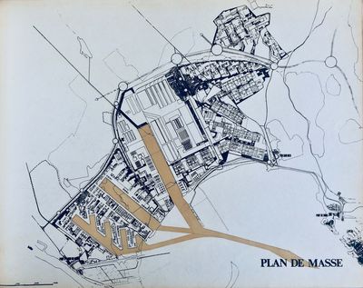 Plan de masse de la ZIP de Fos